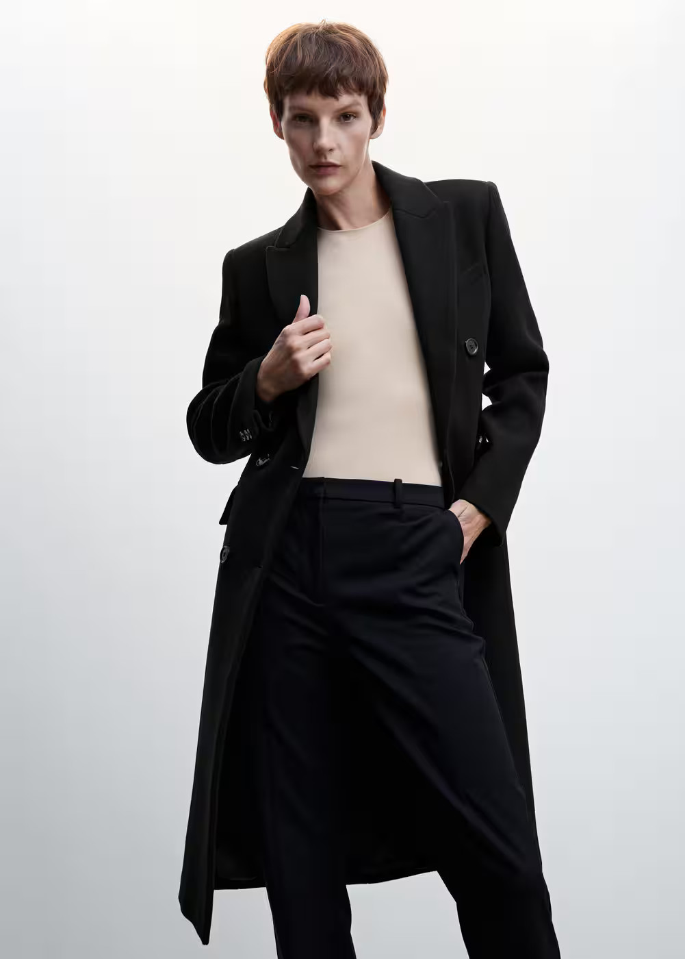 Tailored wool coat | MANGO (US)