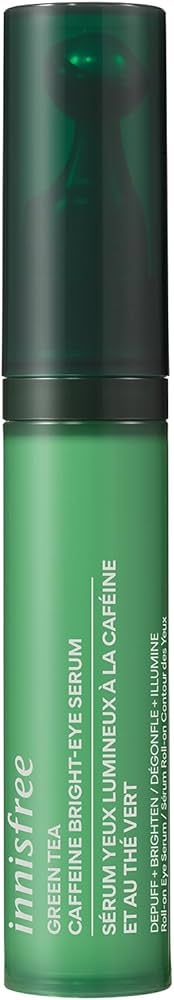 innisfree Green Tea Caffeine Bright-Eye Serum with Niacinamide, Cooling Korean Eye Serum, Hydrati... | Amazon (US)