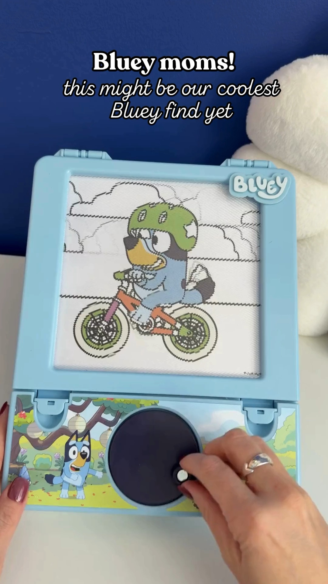 This Bluey coloring tablet is so fun! They color the pages and it turns into moving Bluey scenes which they think is the coolest thing. Would be perfect in a Bluey Easter basket!

#LTKmomlife #LTKKids #LTKBaby