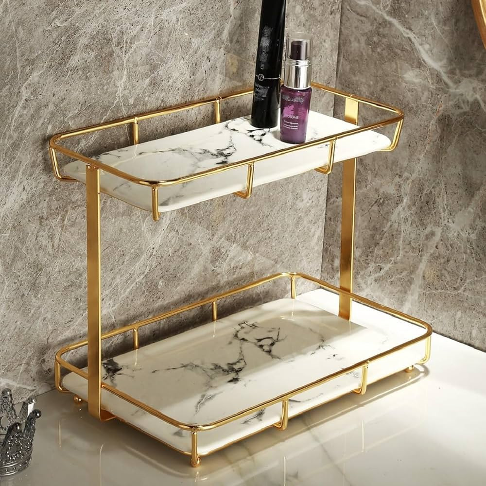 Dobbyby Bathroom Organizer Countertop Perfume Organizer Makeup Organizer Cosmetics Storage Displa... | Amazon (US)