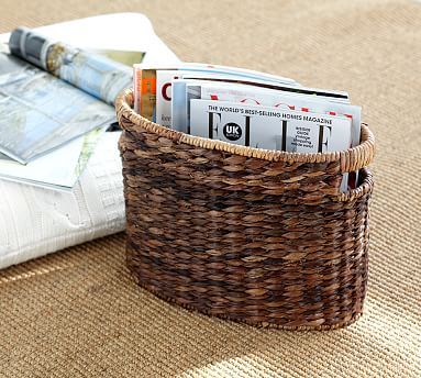 Seagrass Oval Basket - Havana | Pottery Barn (US)