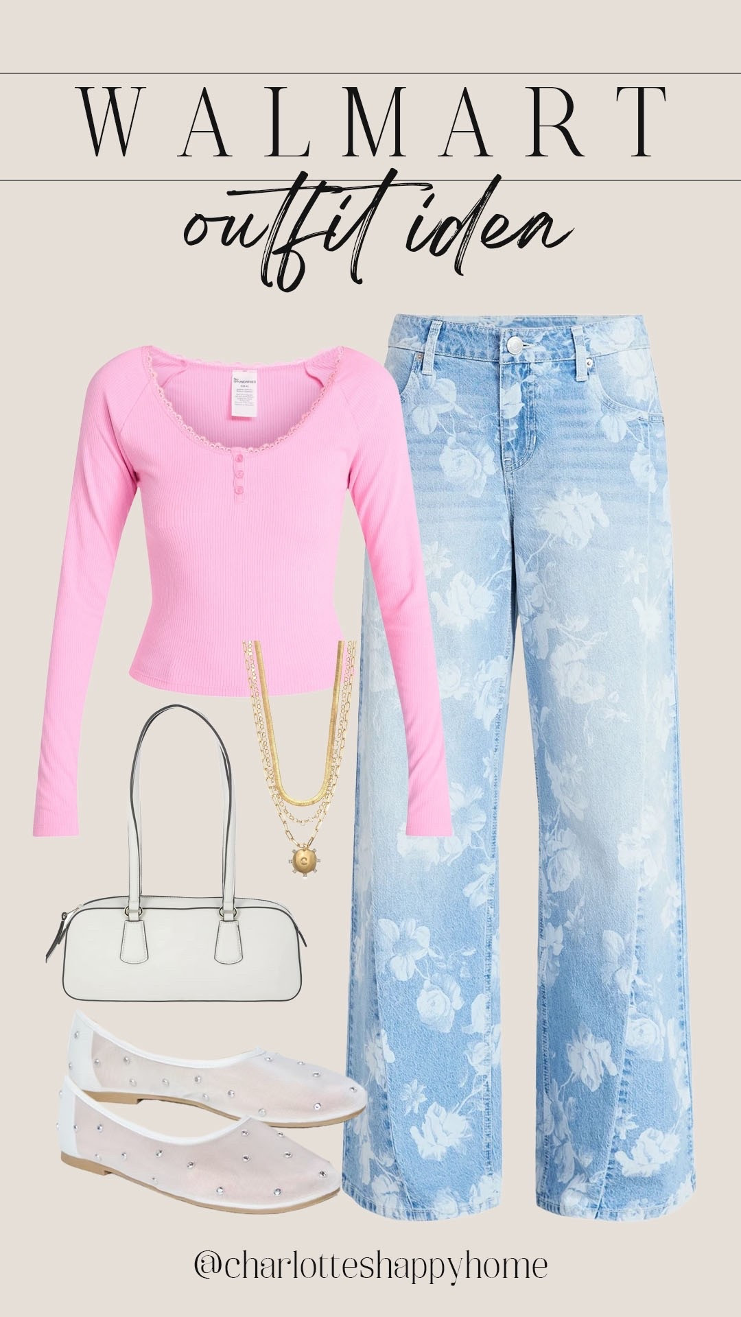 Cute winter to spring outfit idea from Walmart! 

#walmartfashion

Walmart finds. Walmart fashion. Walmart new arrivals. Walmart Valentine’s Day outfit. Walmart winter outfit idea. Walmart spring outfit idea. Walmart pink Henley top. Walmart floral denim. Walmart trendy jeans. Walmart spring flats. Walmart white mesh embellished flats. Walmart pink Henley top  

#LTKootd #LTKSeasonal #LTKValentine