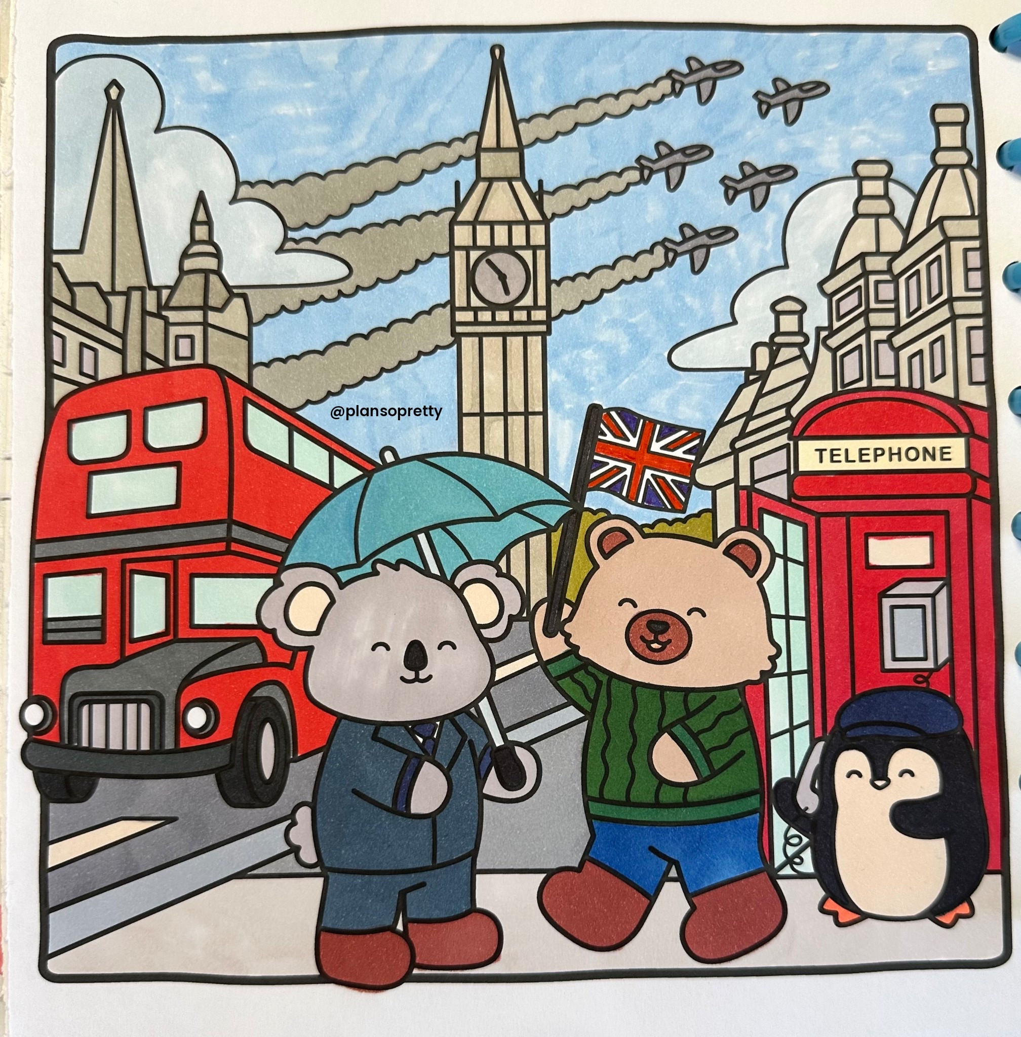 Today I’m in London! So this months theme is love and travel! The snuggle friends are enjoying England so far! From Snuggly Friends Traveling The World book linked in bio and stories #london #snugglyfriends #snugglyfriendstravelingtheworld #ninaluna #ninalunacoloring #travelgram #coloringinsta #bigben #travelcoloring #jetsetter #cutecoloring #adultcoloringbook #colouringpages #colouringcommunity #relaxcolor #coloringforadults

#LTKKids #LTKTravel #LTKFindsUnder50