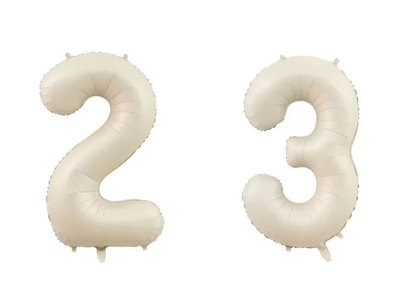 40 Inch White Sand Jumbo Balloon, Giant Cream Number Balloon, Beige Number Balloon, Balloons for ... | Etsy (US)