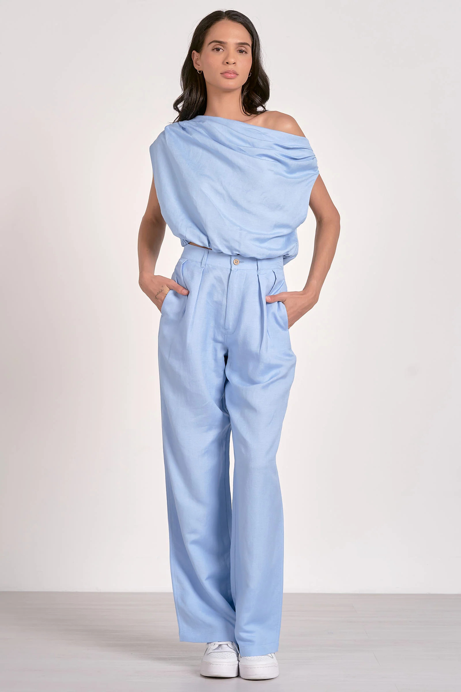 Lianne Top in Light Blue | Sierra Deene