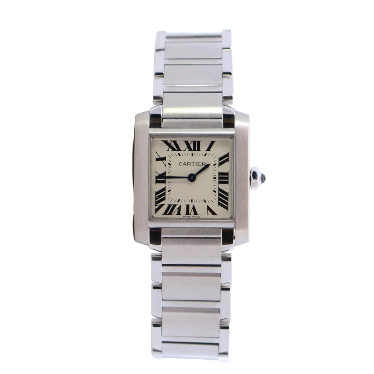 Cartier Tank 20mm Ivory Dial Watch Ref# W51008Q3 | Happy Jewelers