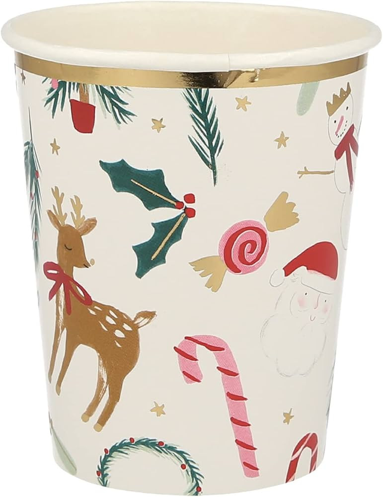 Meri Meri Festive Motif Cups (Pack of 8) | Amazon (US)