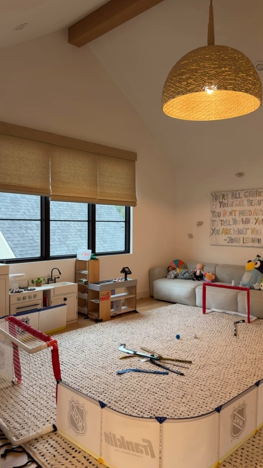 Knee hockey stuff on sale!!! East’s favorite toy in our house!