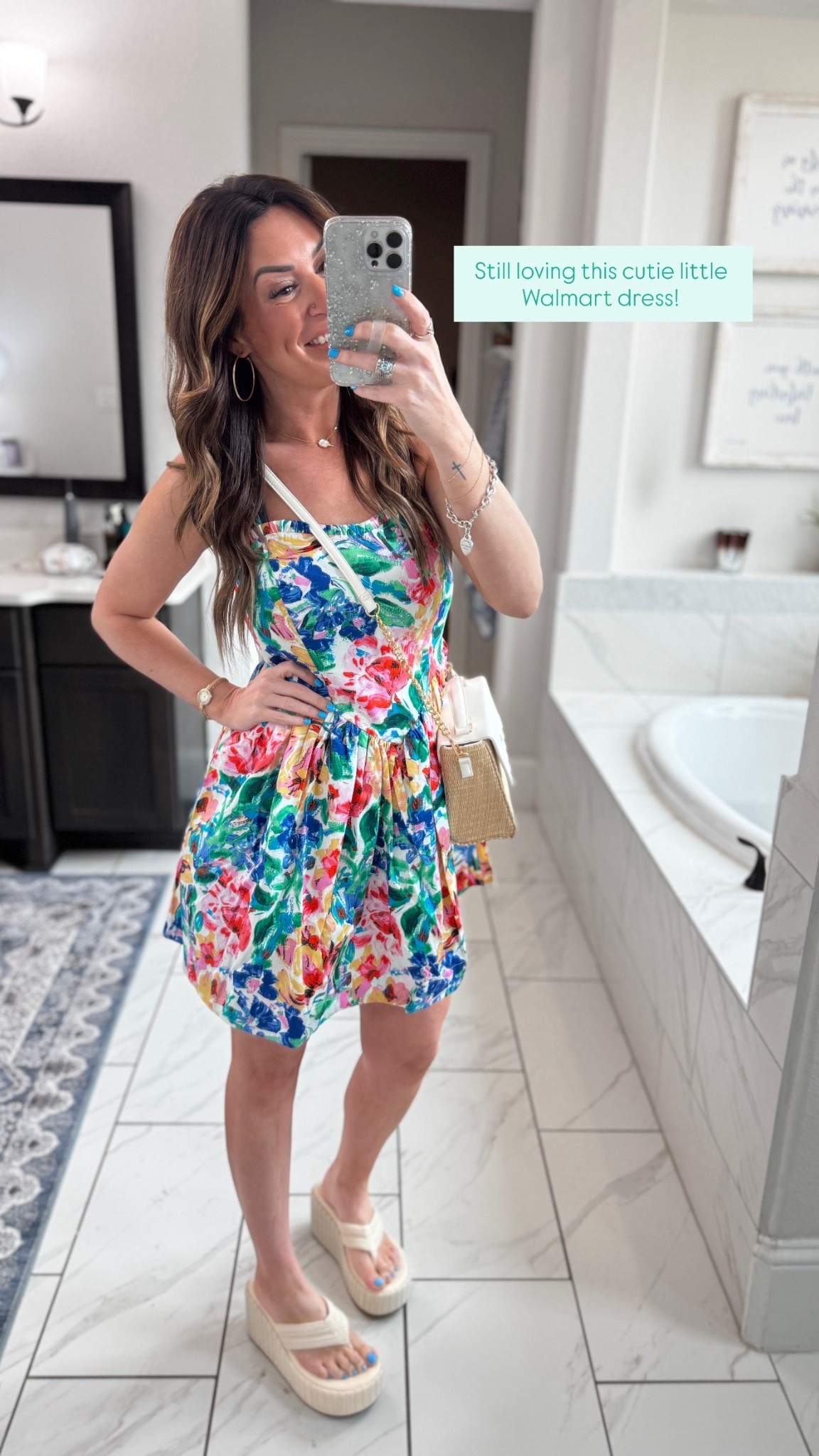 Wearing an XS in this Walmart dress! 

#LTKmomlife #LTKSaleAlert #LTKgrwm