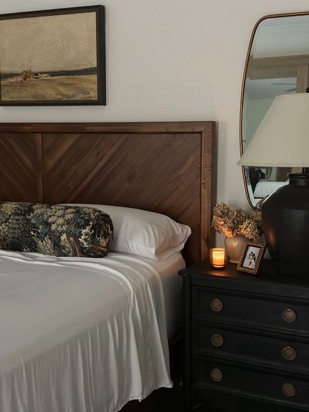 Moody bedroom vibes featuring the coziest sheets from Cozy Earth 🤩

#LTKstyletip #LTKhome