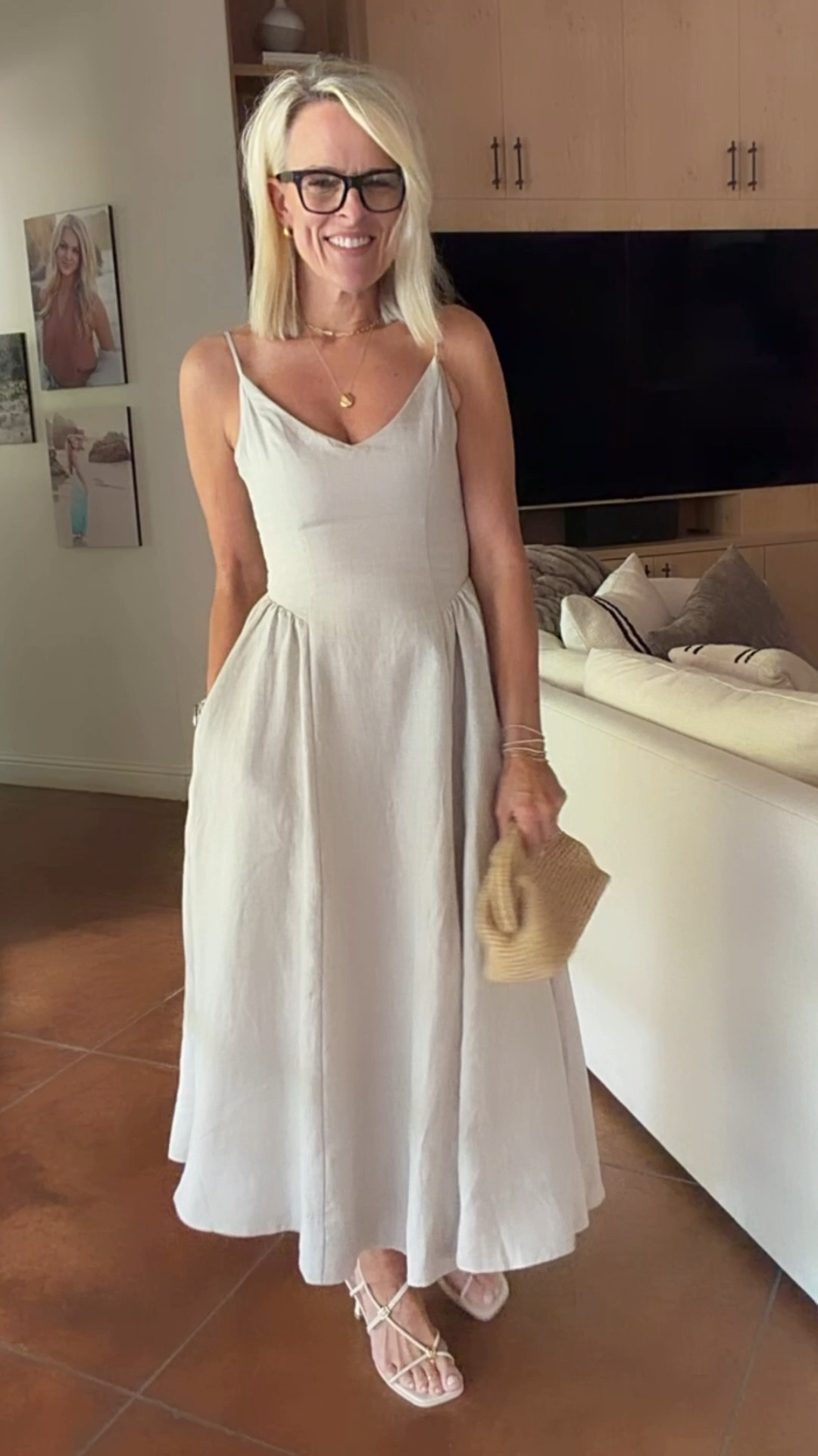 Aritzia dresses. Always quality and great designs 
1st one is linen 
Fit - I sized down one size to a 4
2nd - cotton poplin - sized down to 4
3rd - cotton poplin went with true size 

The BEST pants everrrr 
Travel in these, dress up or dress down 
Fit tts I’m in small. Come in tons of colors 

@Aritzia 

#LTKSeasonal #LTKOver40 #LTKTravel