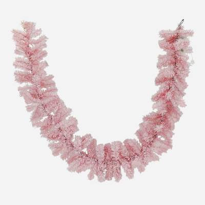 72In Pastel Pink Lit Led Garland | At Home