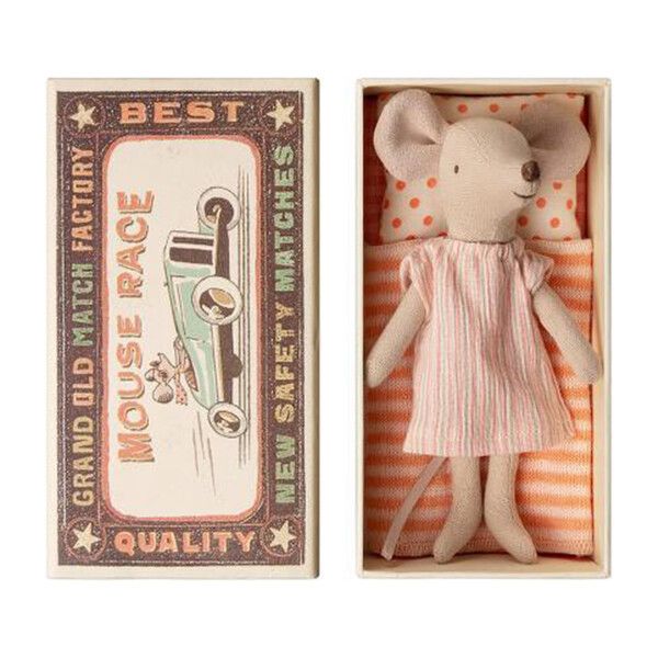 Big Sister Mouse in Nightgown in Matchbox | Maisonette