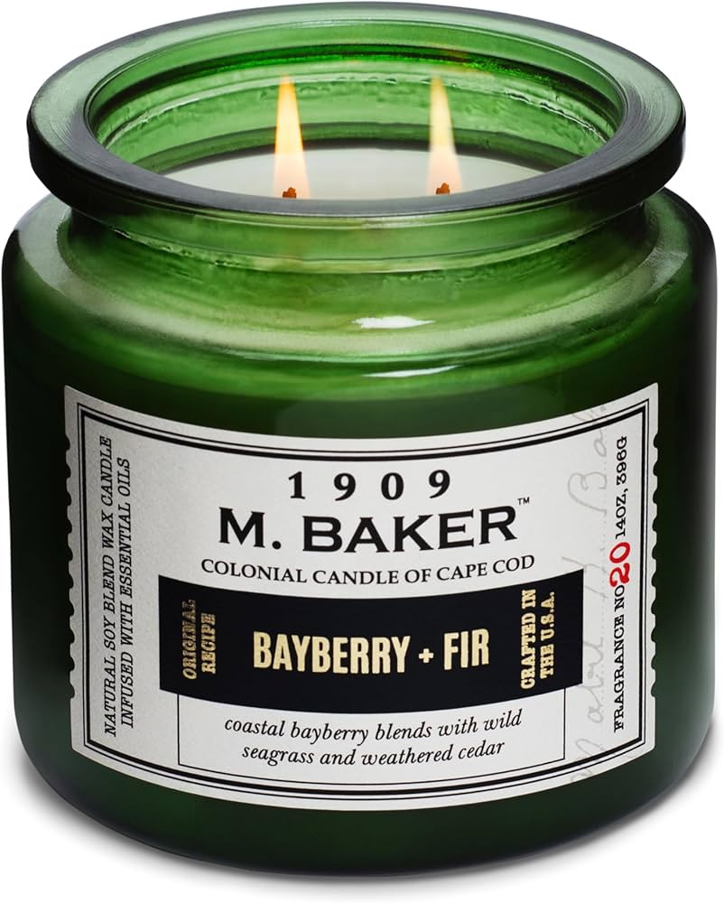Colonial Candle Bayberry Fir Scented Jar Candle | 2-Wick Natural Soy Blend Wax Candle for Home | ... | Amazon (US)