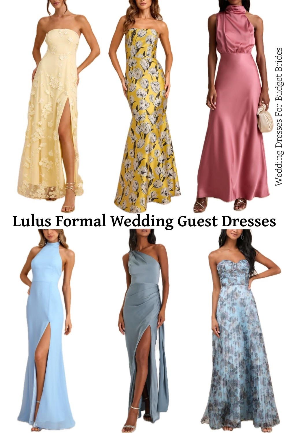 Long evening gowns at Lulus and under $140.

Special occasion dresses, prom dresses, wedding guest dresses, formal dresses, black tie dresses. 

#LTKSeasonal #LTKWedding