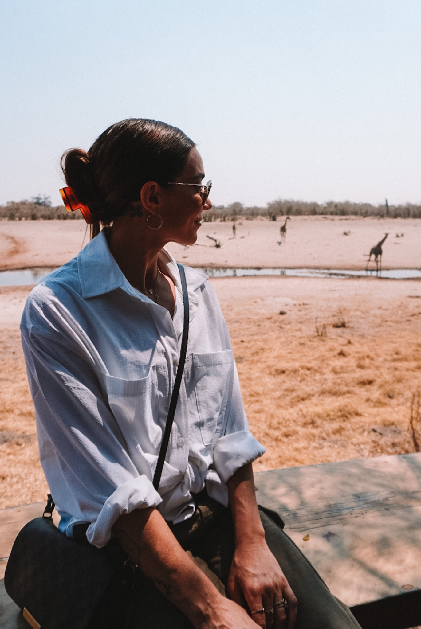 This Alo Yoga button down top is EVERYTHING, not only on safari, but for any sunny vaca ☀️
Super perfect for keeping the sun off, but also a good layer if it cools down. 
Linked other good button down options and utility pants for ya 🫶

#LTKfitness #LTKstyletip #LTKtravel