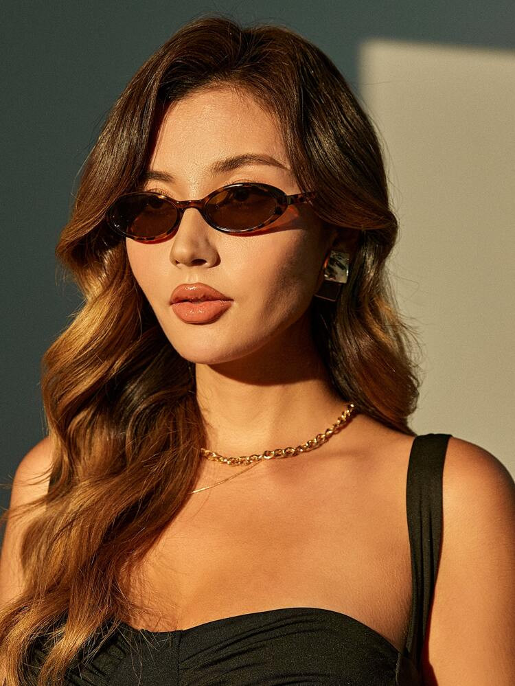 Oval Frame Fashion Glasses
       
              
              $3.80        
    $3.61
     
   ... | SHEIN