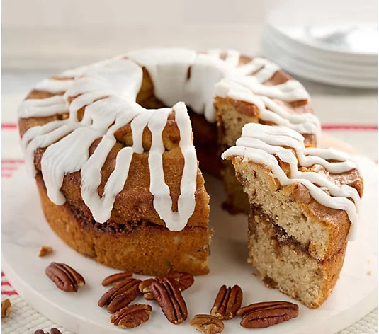 SH12/12 Savannah's Candy Kitchen 2-lb Pecan Coffee Cake - QVC.com | QVC