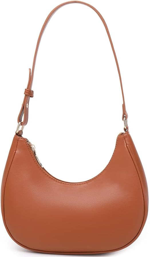 Crescent Shoulder Bags for Women Cute Hobo Tote Handbag Under the Arm Purses Mini Clutch Purse wi... | Amazon (US)