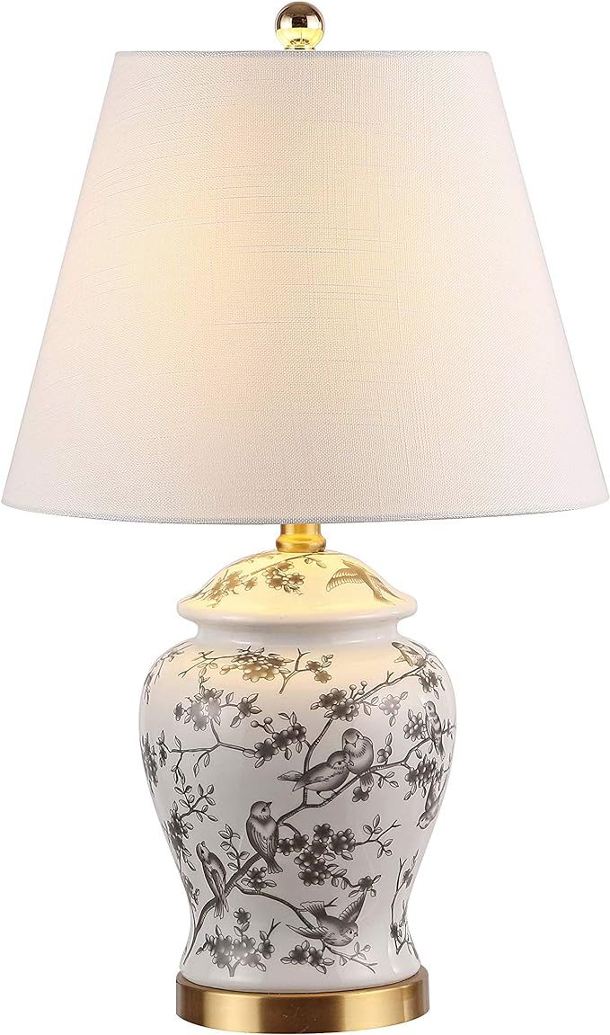 JONATHAN Y JYL3005C Penelope 22" Chinoiserie Classic LED Table Lamp Cottage Traditional Bedside D... | Amazon (US)