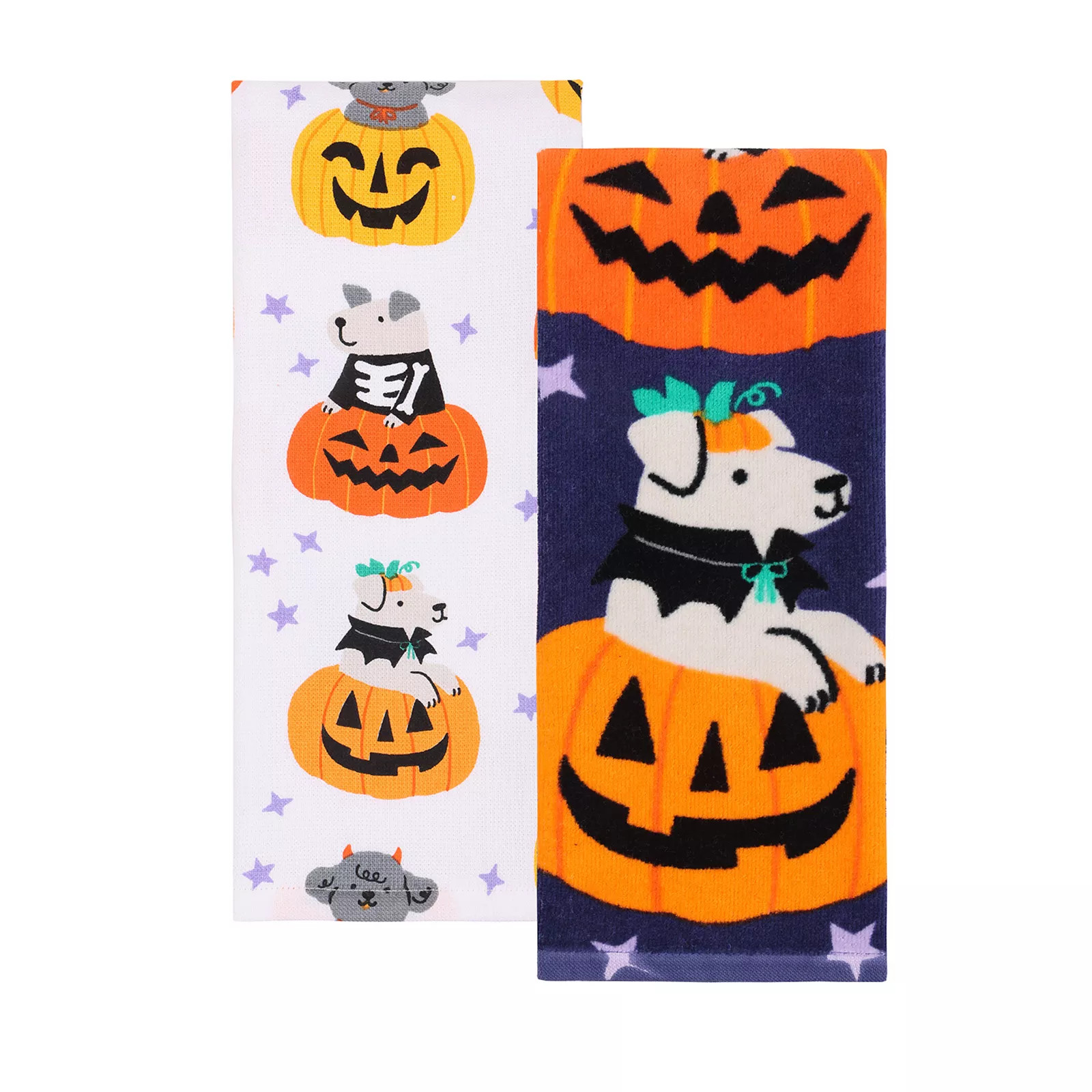 Celebrate Together\u2122 Halloween 2-Piece Pumpkin Pups Kitchen Towel SetCelebrate Together Hallo... | Kohl's