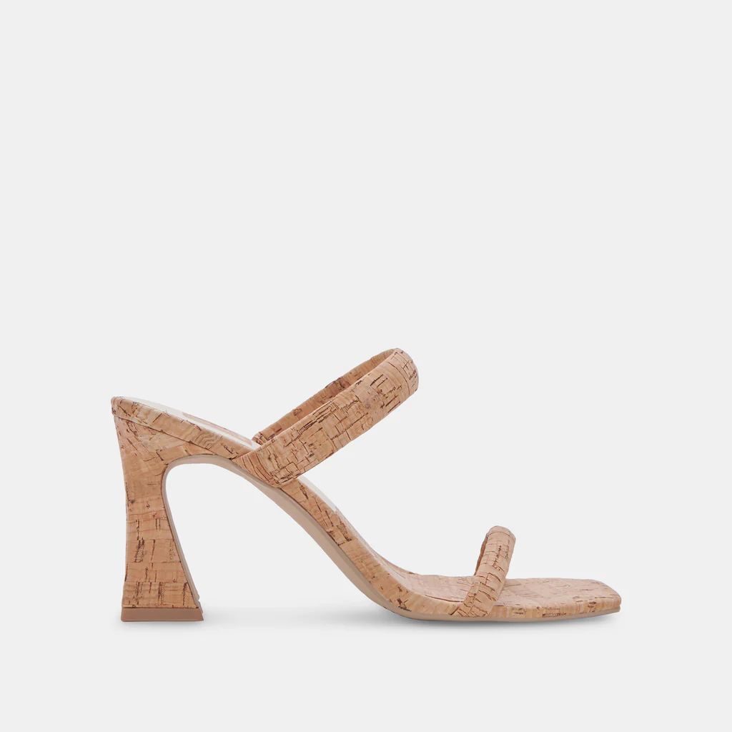 NOVAH HEELS NATURAL CORK | DolceVita.com