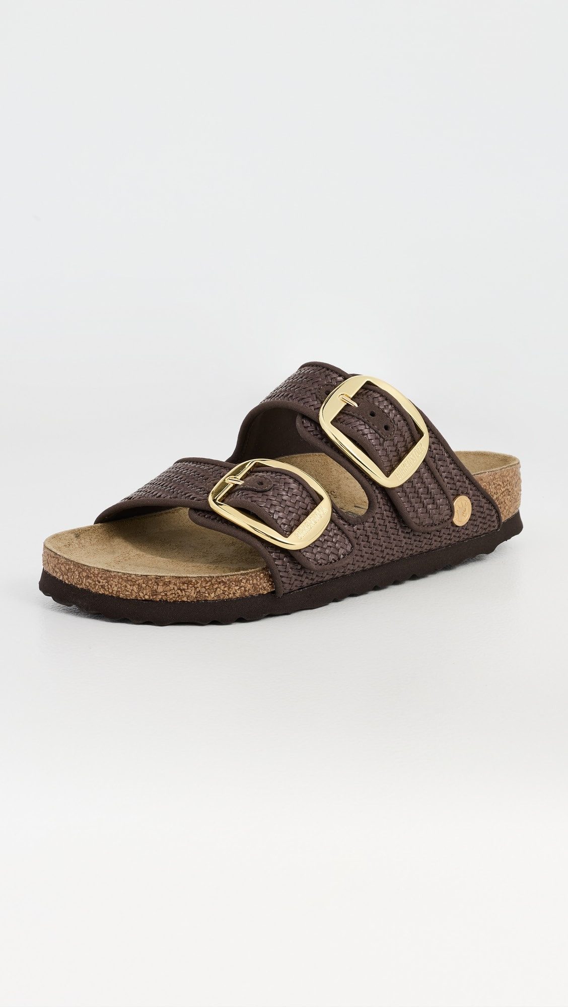 Arizona Big Buckle Raffia Sandals | Shopbop