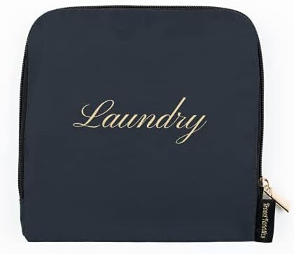 Travel Fanatics Travel Laundry Bags for Dirty Clothes - Washable Small Laundry Bag With Gold Metal Z | Amazon (US)