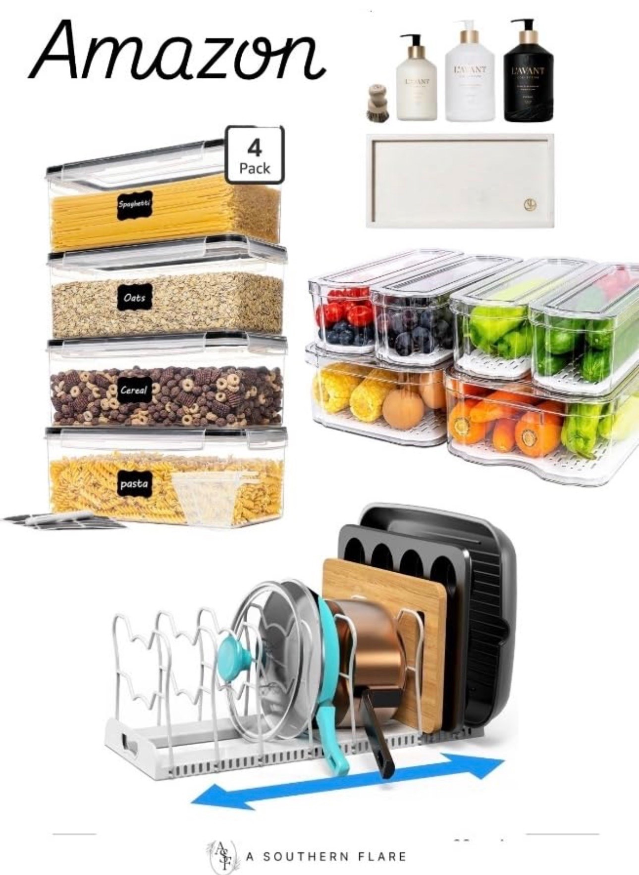 kitchen organization with these easy-to-use storage solutions! Perfect for keeping everything in its place. #KitchenStorage #Organize