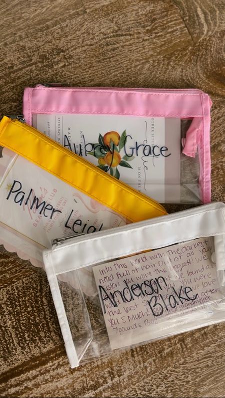 Zip lock reusable bags for notes and keepsakes 

#LTKkids