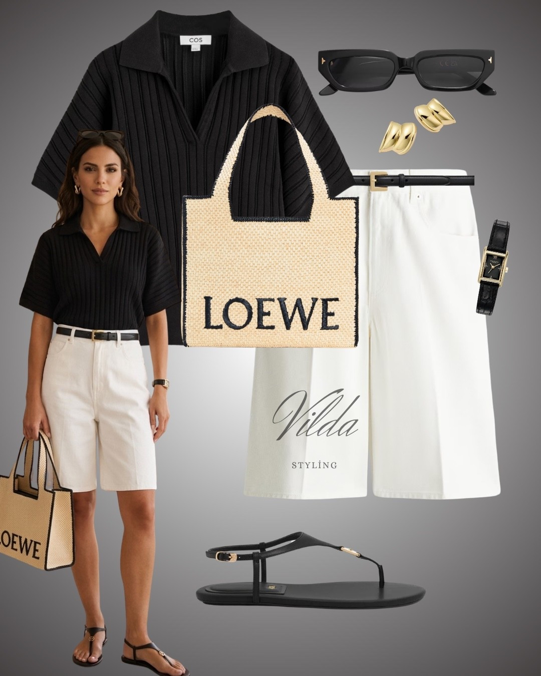 Black & cream = forever chic 🖤 Effortless, polished, and perfect for everyday wear. #LTKstyle #minimalchic #summeroutfit 

#LTKspring #LTKsummer #LTKstyletip