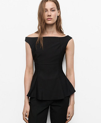 Women's Strapless Peplum Top | Macy's