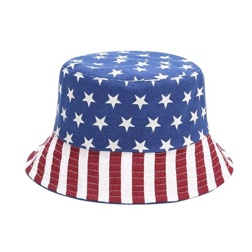American Flag Fourth of July Hat 4th of July Accessories PatrioticUSA Flat Hat for Men Women | Amazon (US)