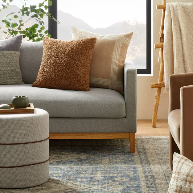 Boucle Throw Pillow with Exposed Zipper – Threshold™ designed with Studio McGee | Target