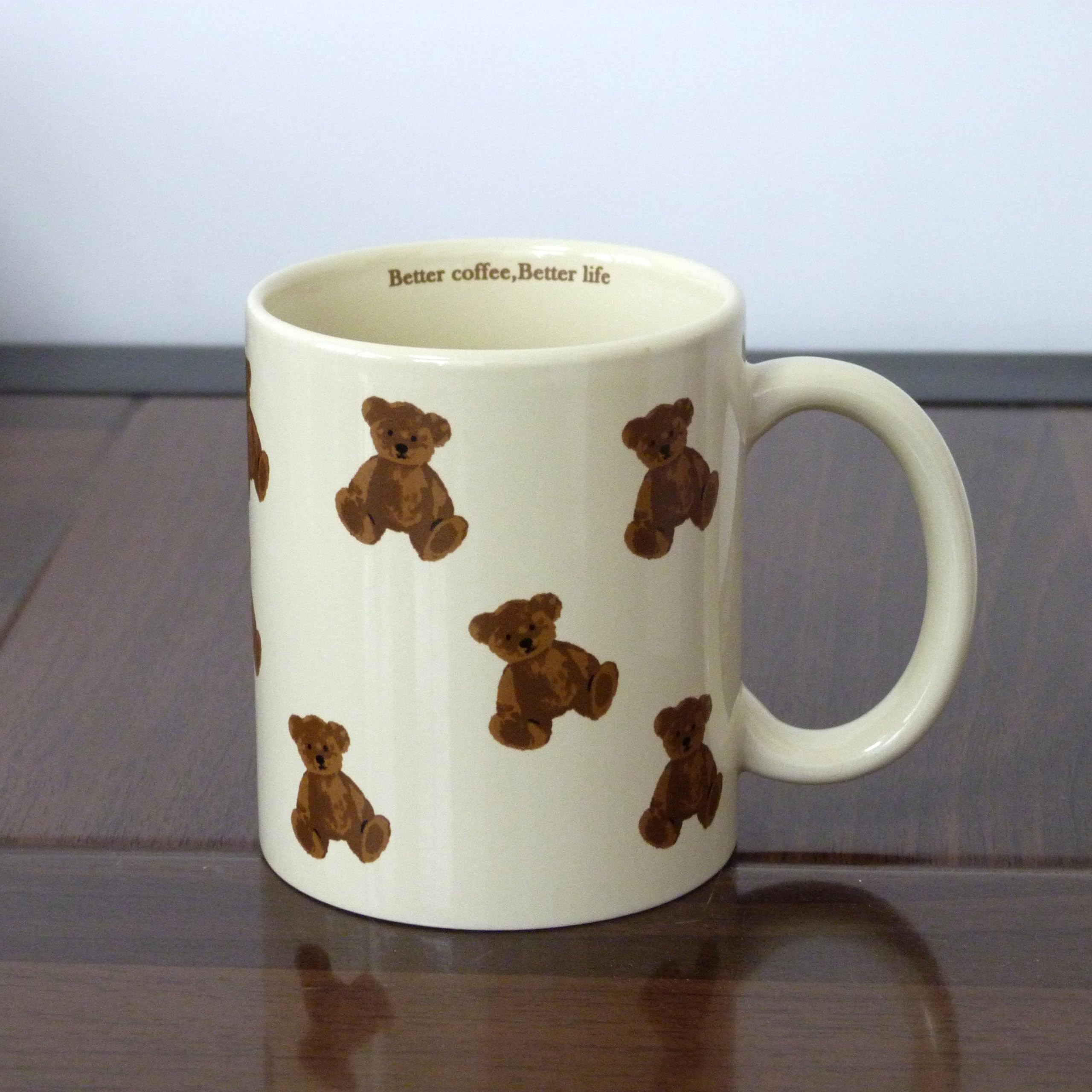 Cute Vintage Cartoon Bear Mugs Ceramic Coffee Mug Water Cup 350ml/12oz Funny Novelty Gift for Wom... | Amazon (US)