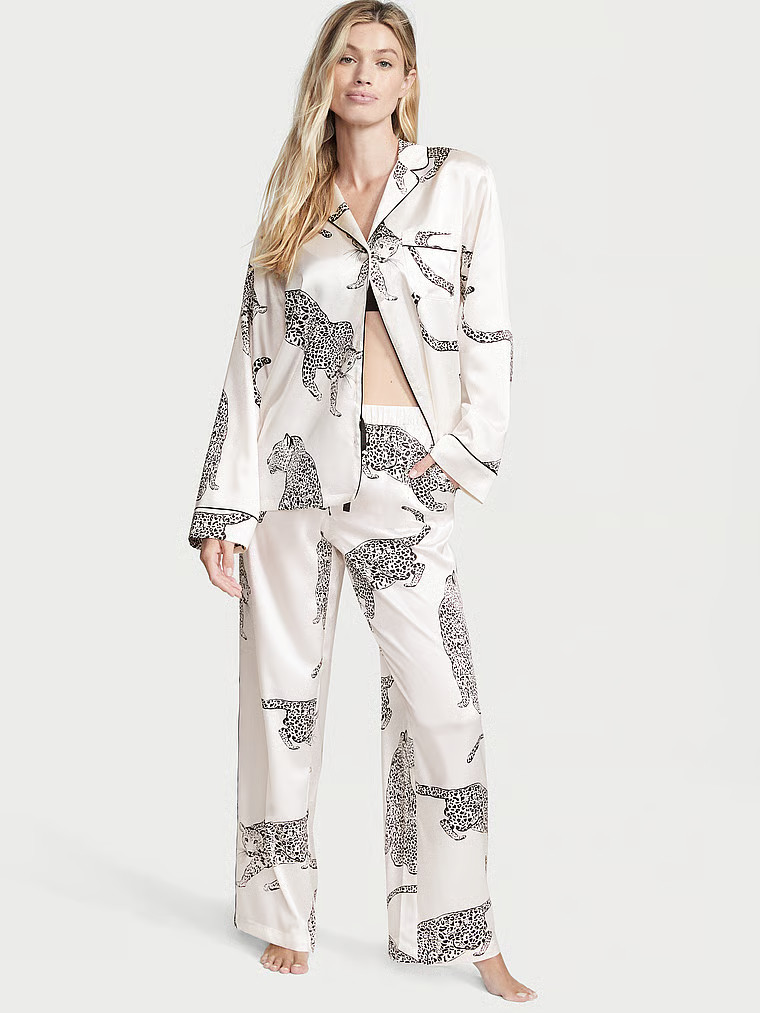 Satin Long Pajama Set | Victoria's Secret (US / CA )