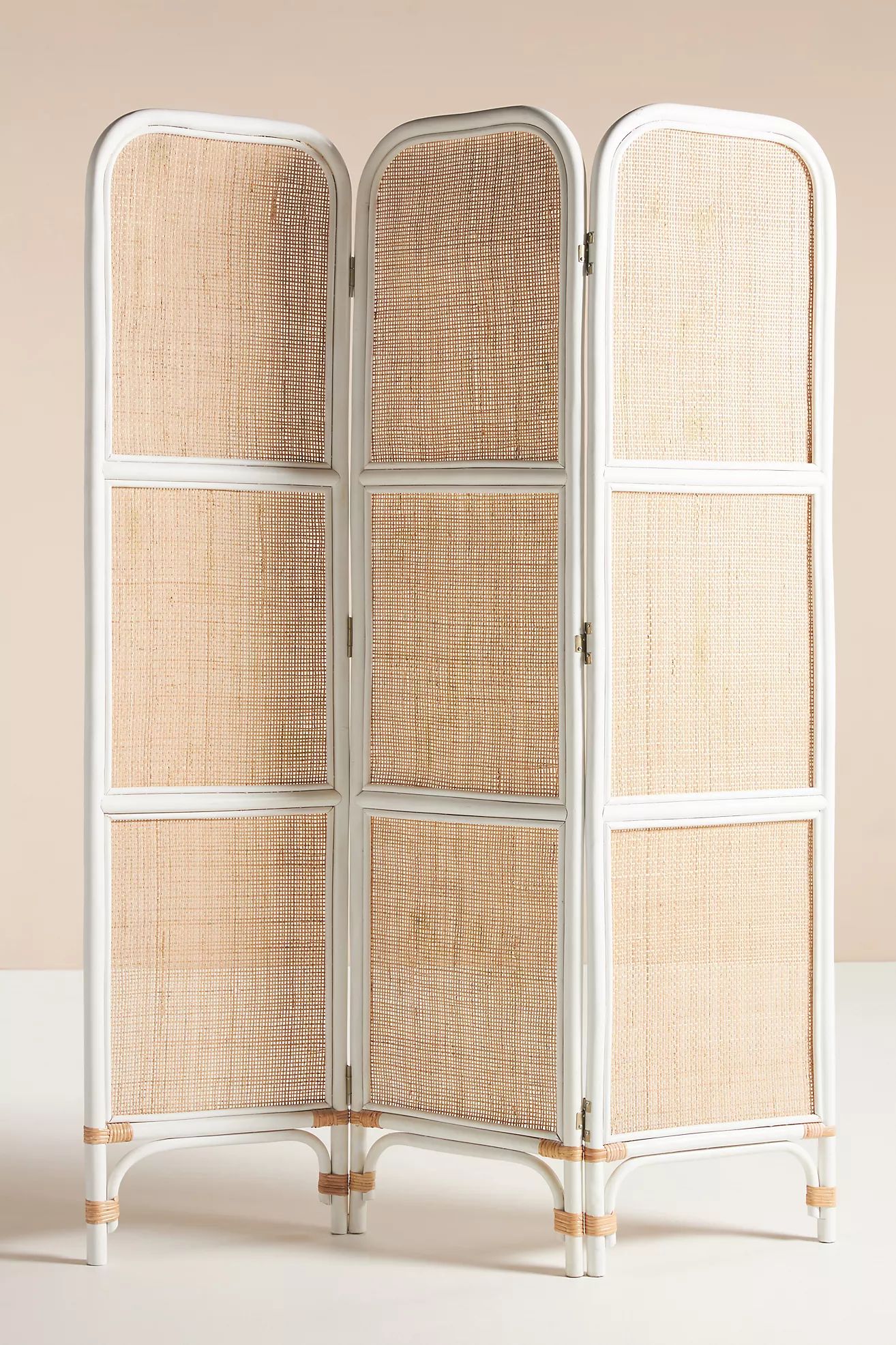 Scarlett Rattan Room Divider Screen | Anthropologie (US)