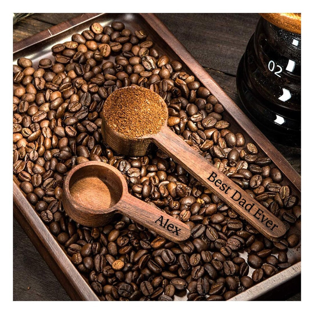 Personalized Coffee SCOOP Scooper Measuring Spoon Stirrer Tea Groomsmen Gifts for Dad Him Boyfrie... | Etsy (US)