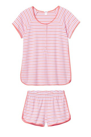 Pima Maternity Shorts Set in Tiki | LAKE Pajamas