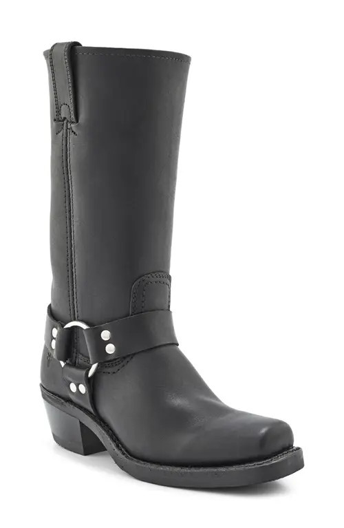 Frye Harness 12R Boot in Black Black at Nordstrom, Size 9.5 | Nordstrom
