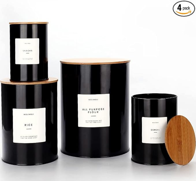 Molimoli Flour and Sugar Containers, Kitchen Containers, Sugar Canisters, Sugar Containers For Co... | Amazon (US)