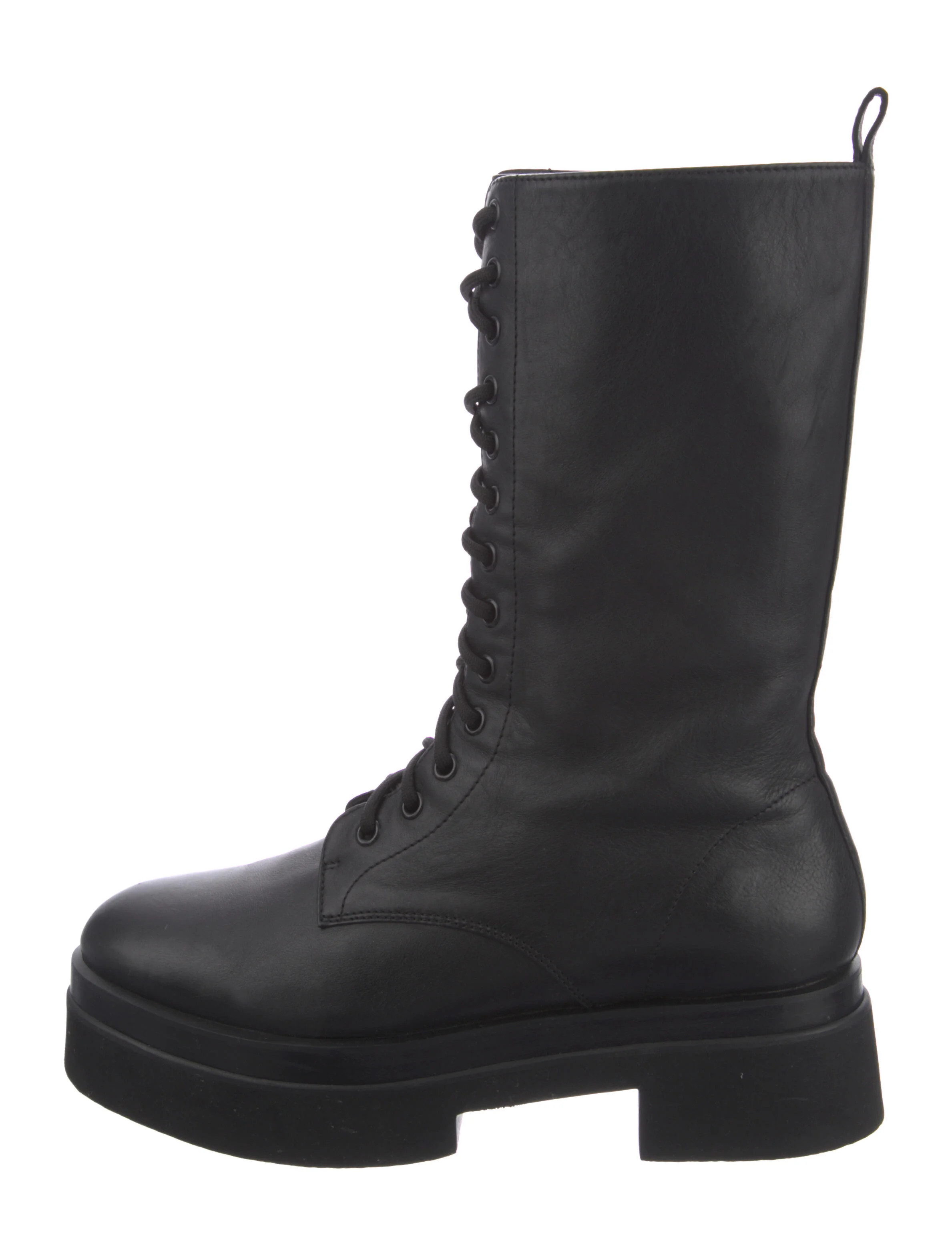 London Calling Leather Combat Boots | The RealReal