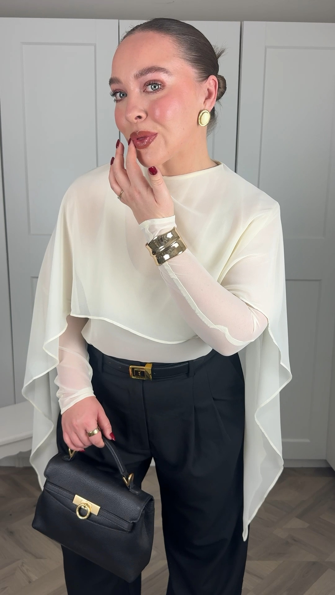 black trousers aren’t just for work - wore this for girls night 💄

The trousers are currently 40% off - I wear my usual size 14 and I’m 5ft 2 and a half. I wear my usual size 14 in the top - it’s a bit tight on the arms but was fine! It comes with a little bra but I wore my own skin colour flex fit one 

#LTKmidsize #LTKdatenight #LTKpartywear