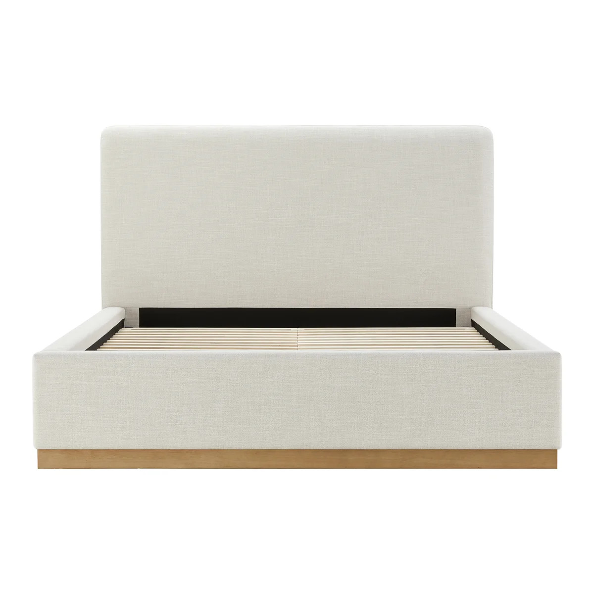 Delpha Grounded Upholstered Wood Base Bed | Wayfair North America
