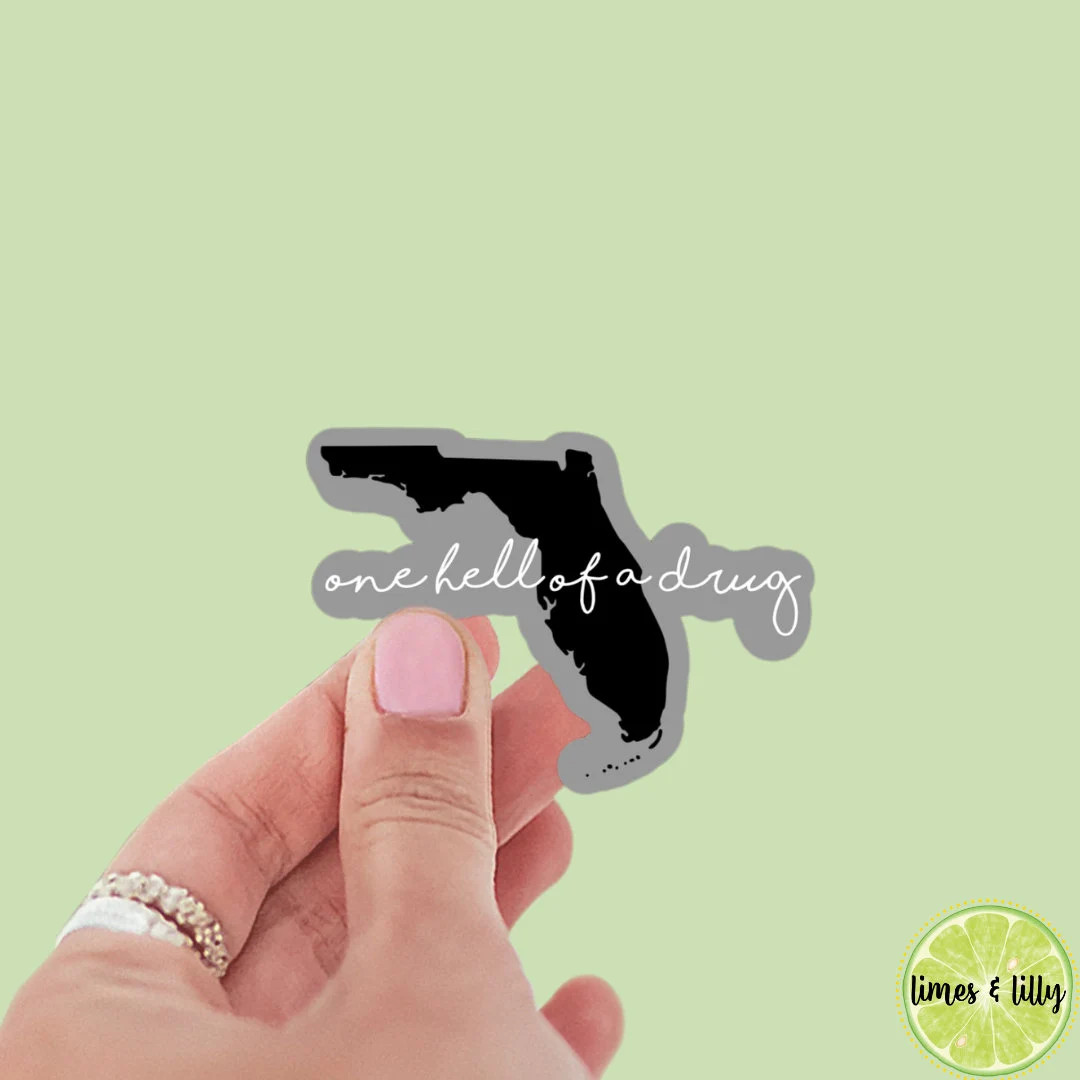 Florida Its One Hell of a Drug Sticker Swift Sticker TTPD Sticker Water Resistant Bookish Sticker... | Etsy (US)