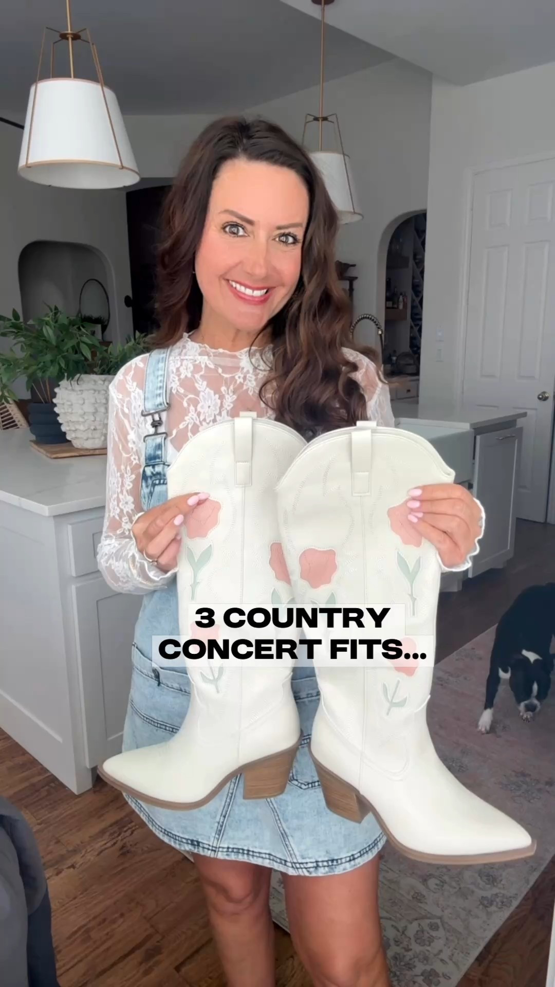 Dreaming of sunshine and live music! 
Outfit 1- Wearing a medium in the lace top and dress. Boots are TTS. Hat is from a boutique, but linked similar. 
Outfit 2- Wearing a medium in this Amazon top that is lined. Trouser jeans have stretch and are TTS. 
Outfit 3- Wearing a medium in this pearl jacket, tank and skirt that has attached shorts. 
.
.
.


#LTKShoeCrush #LTKStyleTip #LTKFestival