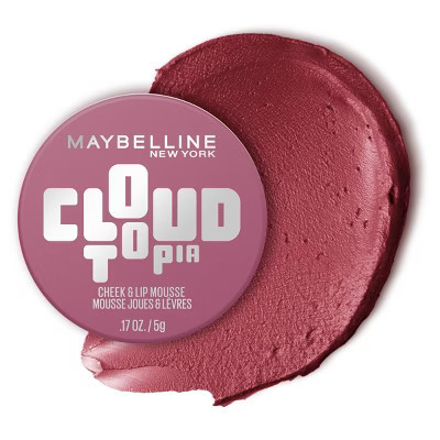 Maybelline Cloudtopia Lip and Cheek Mousse Blush - Twilight Berry 1 - 0.17oz | Target