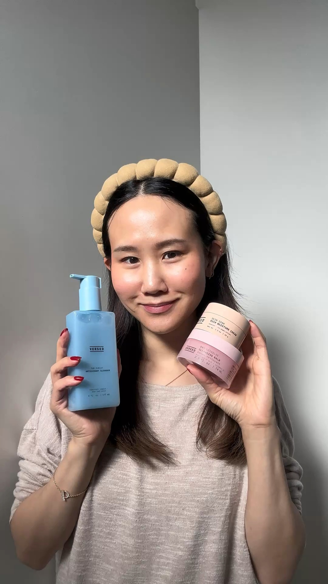 What is your favourite part in your skincare routine? I like double cleansing and then soak my skin in a rich moisturizer that helps nourishing, hydrating and soften the signs of aging 

Ft: @versedskin
Day Dissolve Cleansing Balm
the Purist Daily Antioxidant Cleanser
Skin Soak Moisture Skin


Last day to enjoy Cyber Week 30% off site wide. Or use my code PETITETAMMIE for 10% off. 

_____

#Versed #VersedSkin #CleanSkincare #SustainableBeauty #SkinCareRoutine #WellVersed #AffordableSkincare #CrueltyFreeBeauty #NonToxicBeauty #SkinGoals #GlowWithVersed #cyberweek #cybermonday #doublecleansing 

#petitetammie #petitetammie2024 #hypebeauty #minimalist #microinfluencer #ugccreator #thatgirlaesthetic #beautyhaul #cleangirlaestheti #cutegirlsonly #viralproducts #luxurymakeup #aesthetics 

#LTKFindsUnder50 #LTKSaleAlert #LTKBeauty