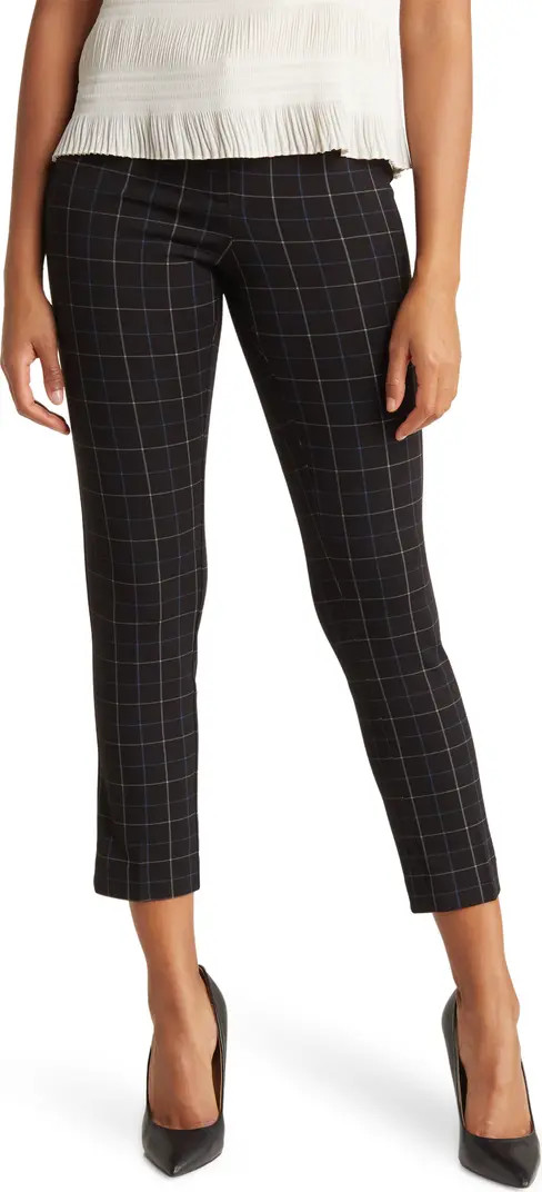 Amanda Windowpane Ponte Pants | Nordstrom Rack