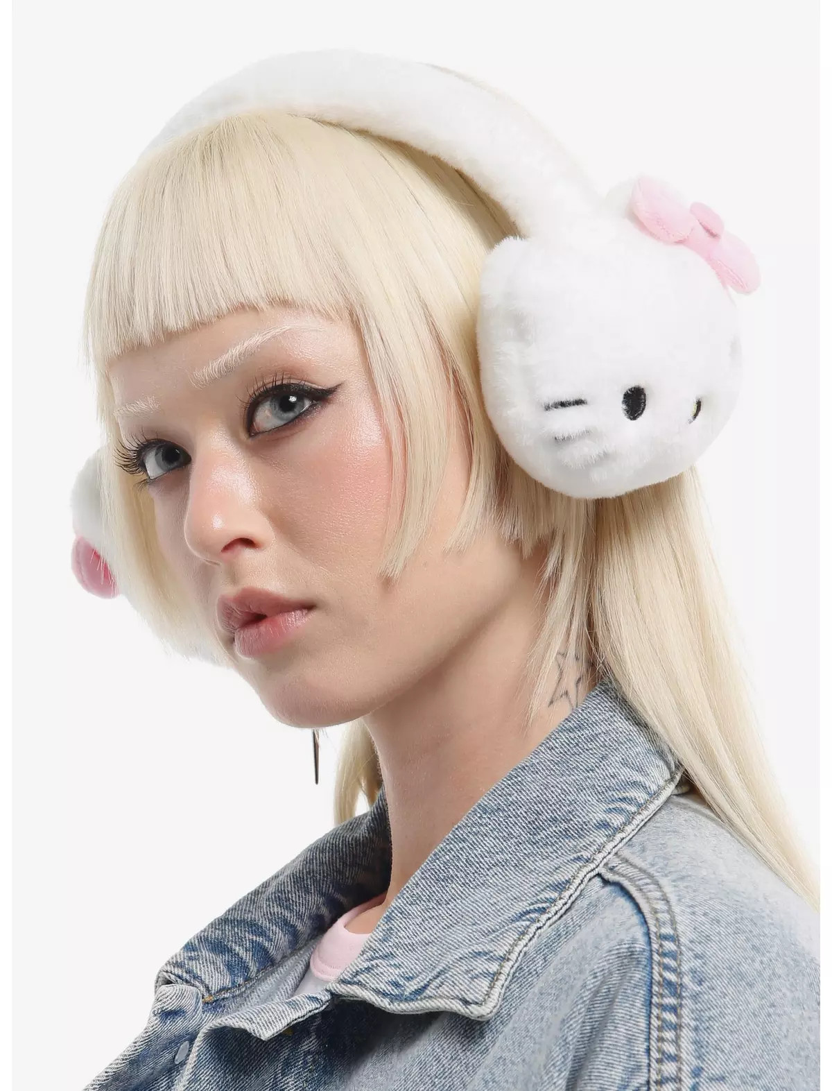 Hello Kitty 3D Plush Earmuffs | Hot Topic
